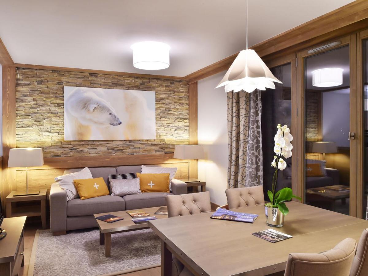 Appartement Raffine Aux Pieds Des Pistes Avec Parking Et Acces Fitness - Fr-1-562-52 Courchevel Eksteriør billede